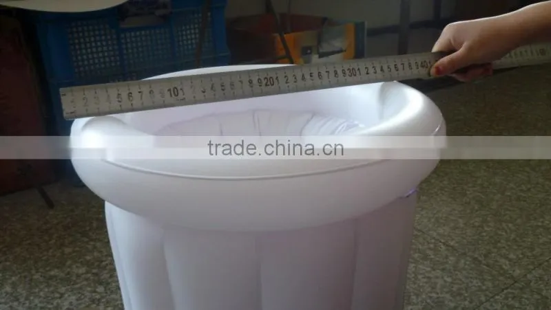 EN71 approved PVC inflatable cheap beer cooler/air cooler without water/plastic basket
