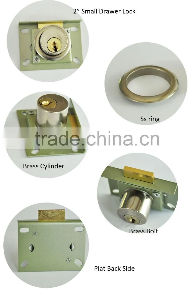 New Design Metal Locks for Cabinet Sliding Drawer Lock