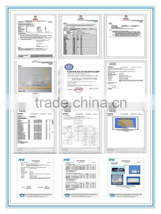 new premium environmental protection acrylic diaplay holder for brochure wholesale