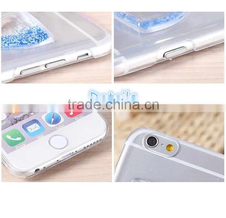 Fantastic Hourglass Design Colorful Clear PC Case for IPhone 6 /6s /6 plus