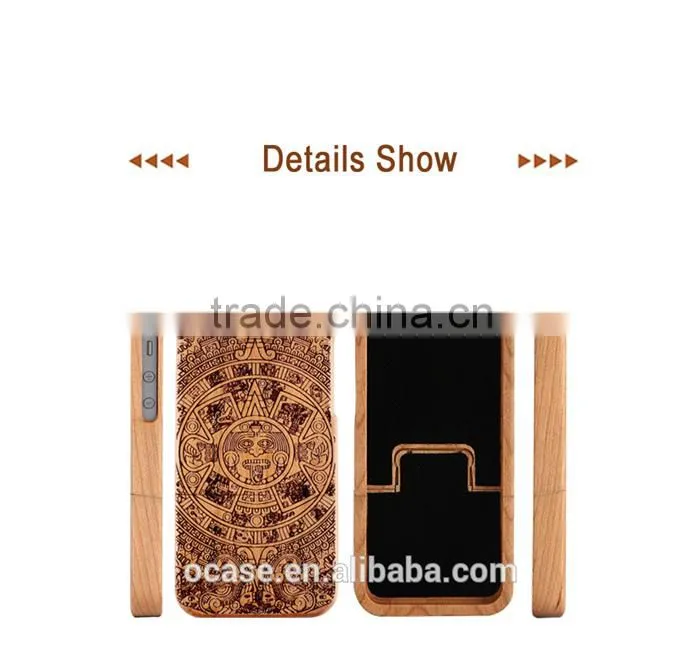 Special Calender Engraving phone case wood cover for IPhone 6/6s/6 plus