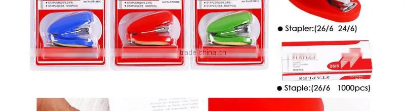 Hot Sale Plastic Stapler Set