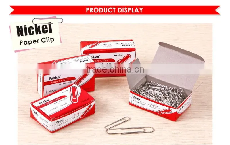 Wavy Nickel Paper Clips
