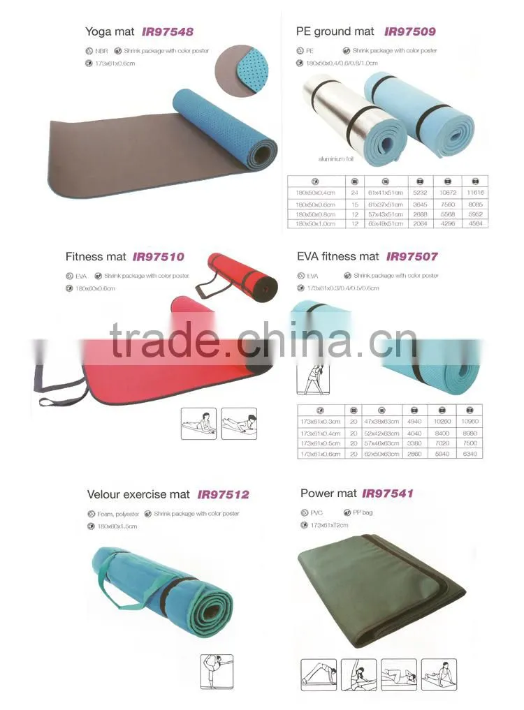 NBR Gymnastic Mats,NBR foam mat,folding gymnastics mats