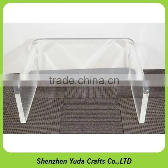Clear Acrylic computer desk table Small Lucite Acrylic Console Table