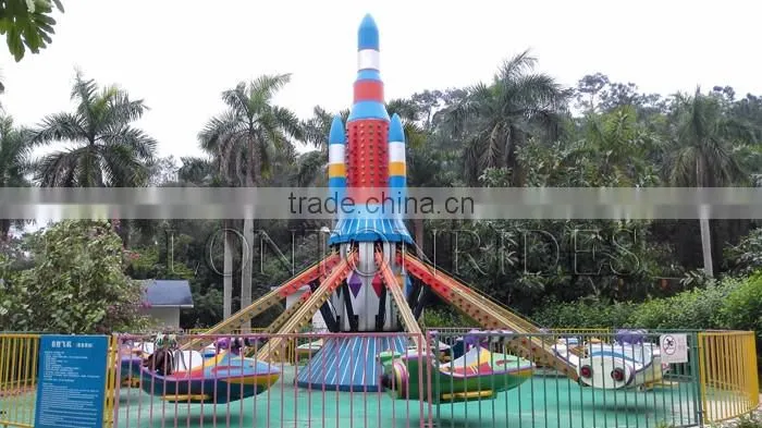 Kids Play Machine Fancy Amusement Park Rides Air Bumps Self Control Plane For Sale