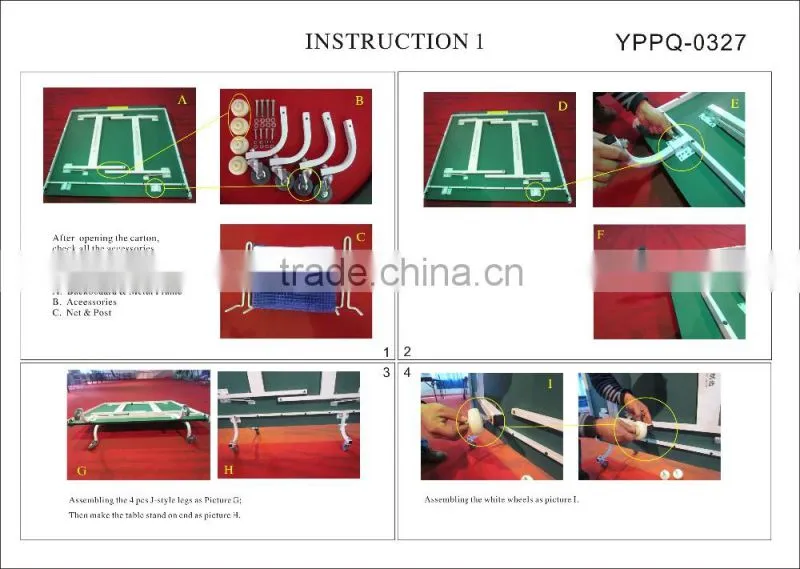 12mm modern wood table tennis table beautiful appearance