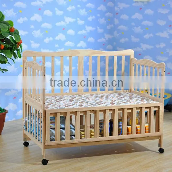 multi-function wooden single bed cot approved FSC