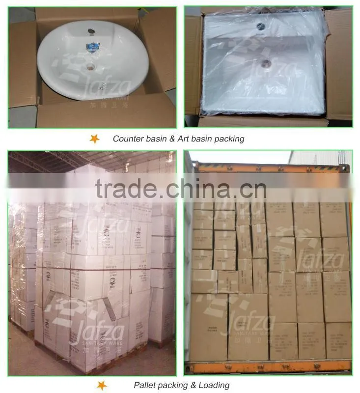 6103 Popular design sanitary ware ceramic art basin in bathroom