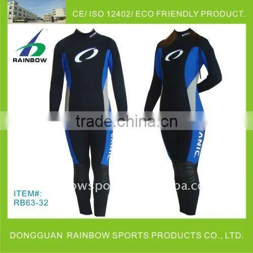 Full long john wetsuit for men and women