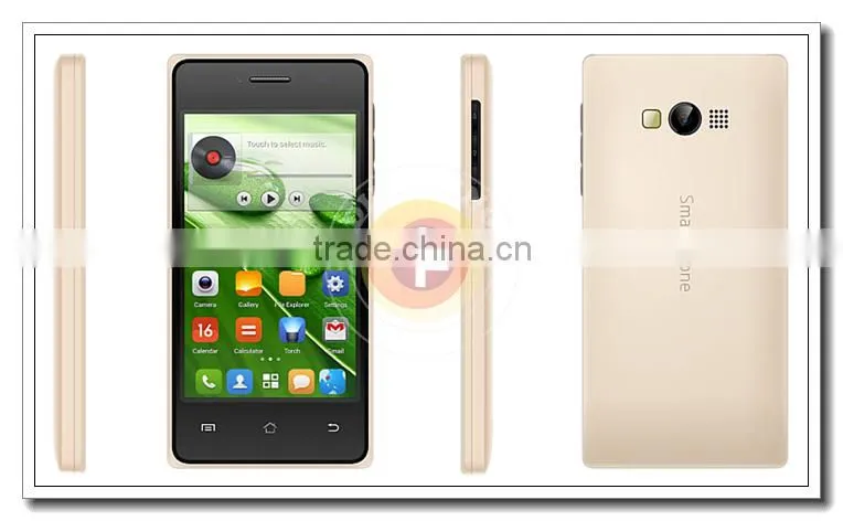 Alibaba Hot Item 4INCH WVGA Mtk6572M Unlocked Android 4.4 Wifi GPS Dual SIM 3G Mobilephones S136