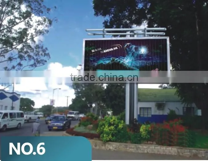 outdoor advertising trivision billboard