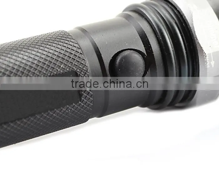 mini aluminum rechargeable swat flashlight with lens