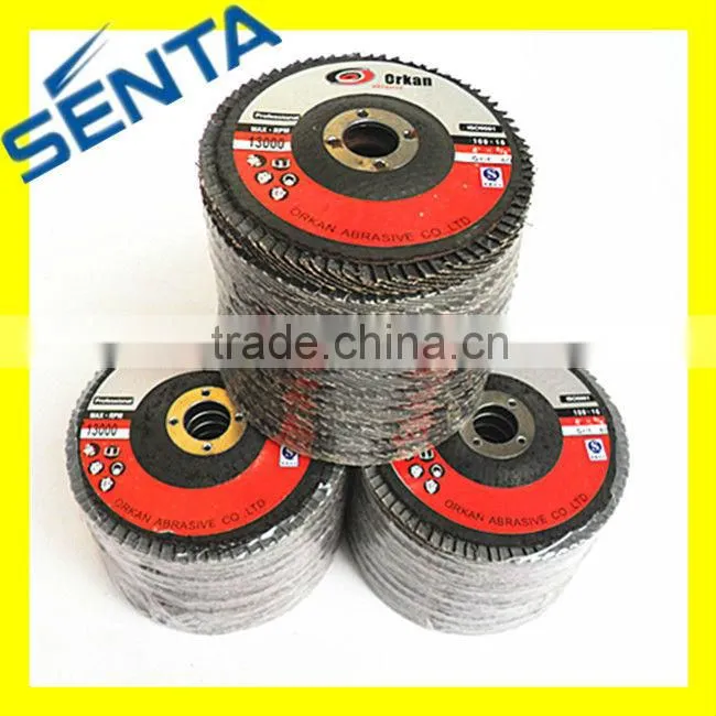 100x16mm Aluminum Oxide Abrasive Flap Wheel