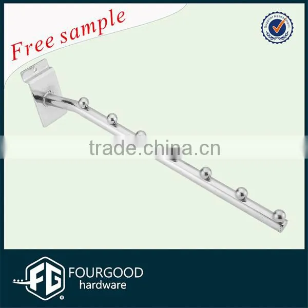 Fashional metal MDF clothing display hook in shop
