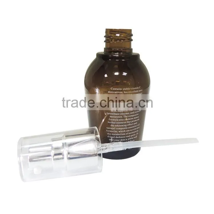 Hot selling amber fragrance perfume atomizers PET bottles