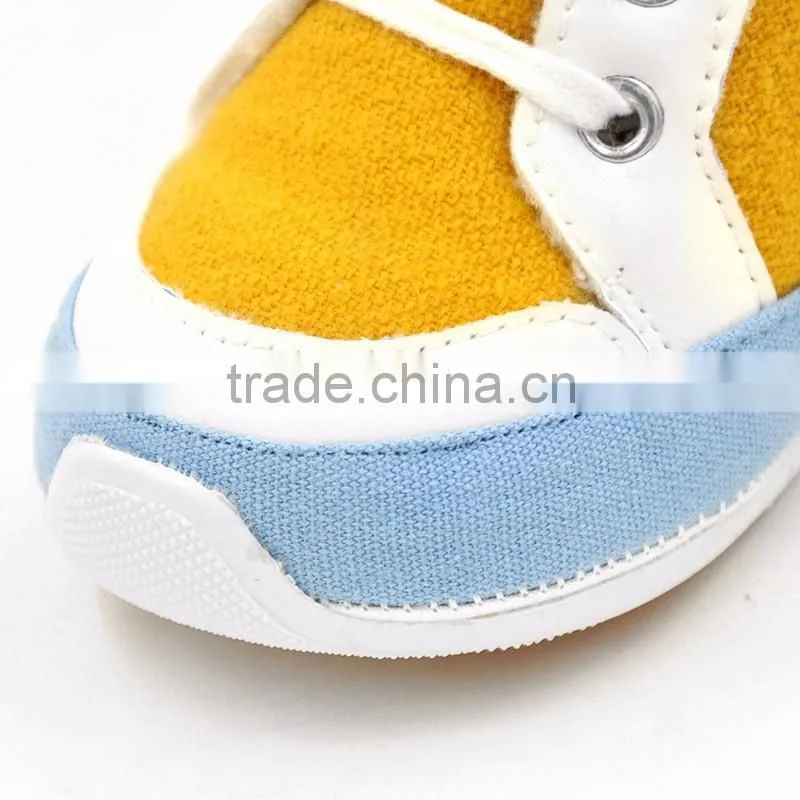 2016 XIAOLIUBAO baby product warm thick winter colored cotton soft baby shoes with TPR