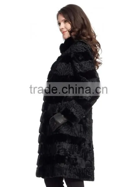2015 wholesale genuine sheep fur coat/new style sheep fur coat for women