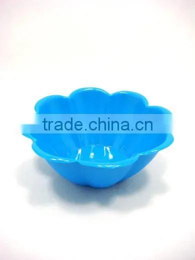 Plastic Vegetable&Fruit Salad Bowl/ Flower-Shaped Salad Bowl