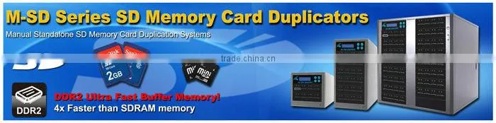63 Target SD Memory Card Duplicator, SD Duplication Machine
