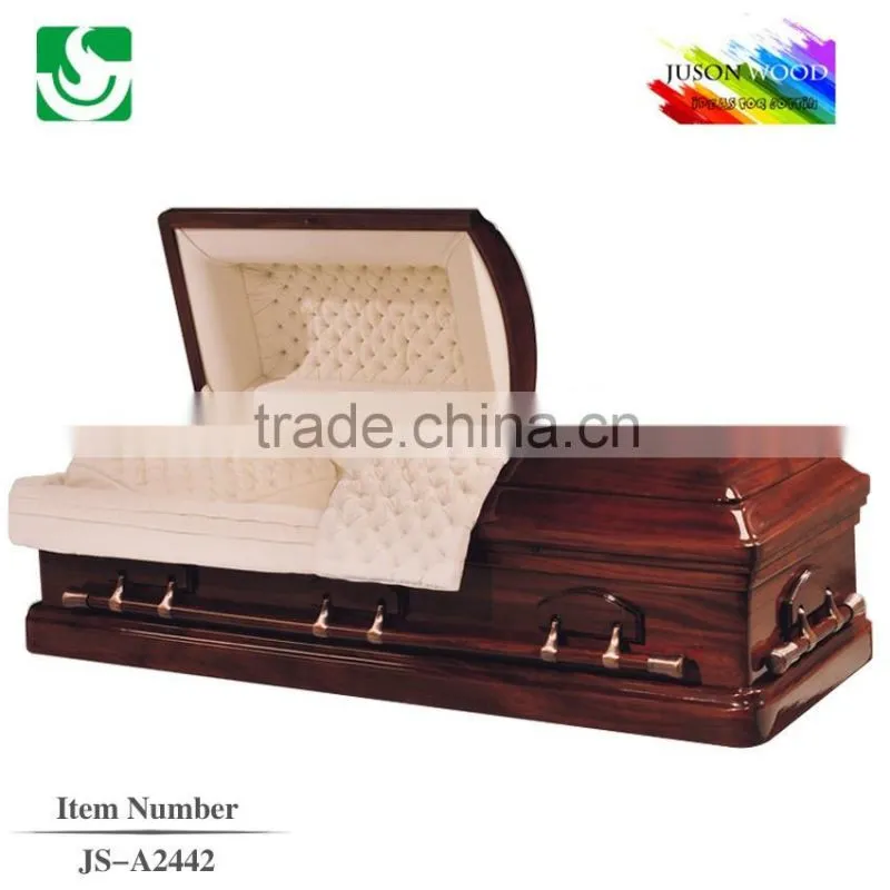 traditional1/2lid distribution American style casket lowering