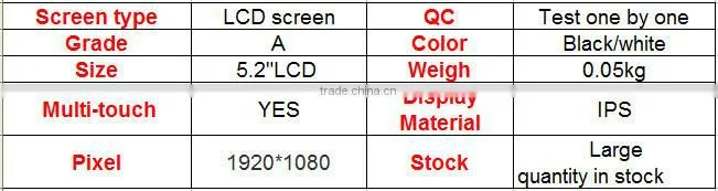 Alibaba China Cell Phone replacement LCD Display touch screen Without Frame assembly for Sony Z2