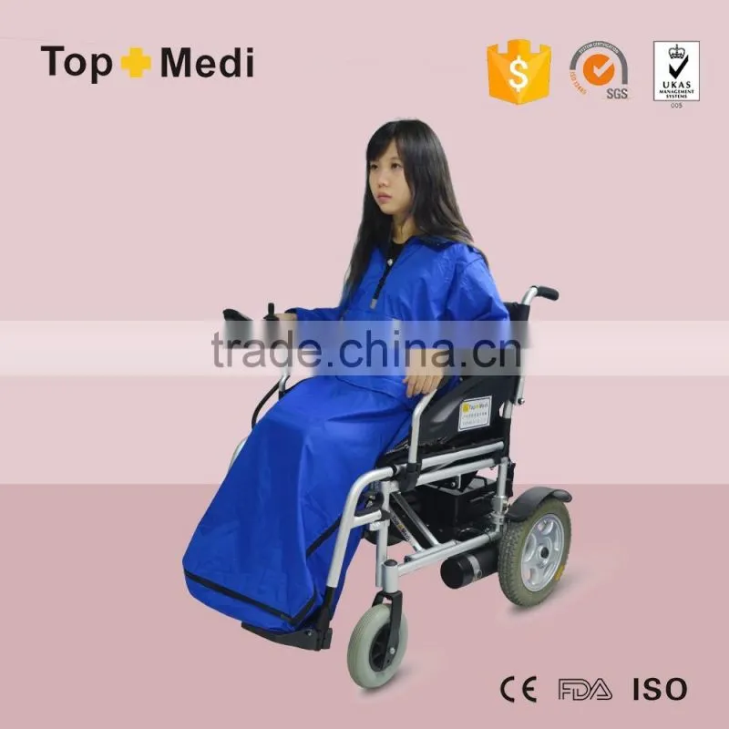 Topmedi Waterproof Lining Large Wheelchair Cosy Cozy/Leg two in one Cover Lightweight Handicap Wheelchair Suit