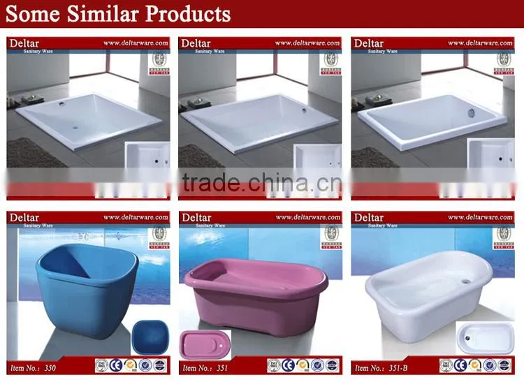 thermostatic stand for baby tub, small size square bath tub, tall hight children walk in bathtub