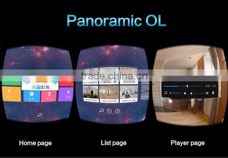 PMMA HD video All In One VR helmet for myopia under 600 degrees