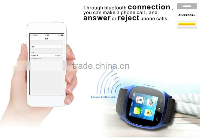 2016 hot waterproof Bluetooth Smartwatch M26 Smart watch for Android IOS