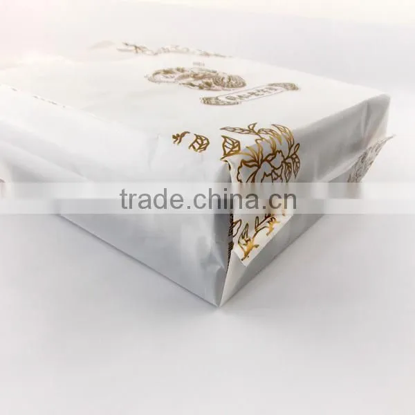 Fashion design hard shopping bags hdpe plastic shopping bags for sale