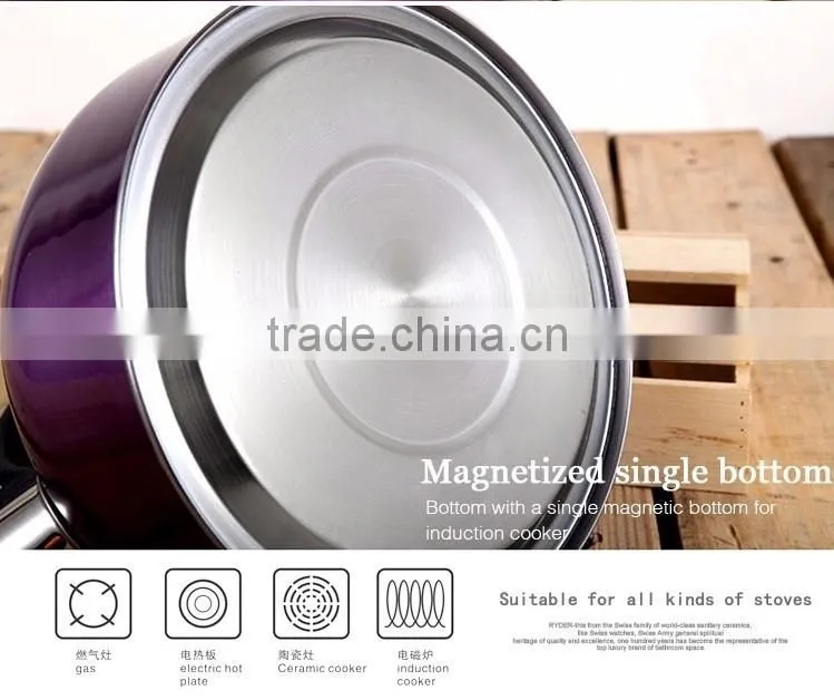 Single bottom non-electric stainless steel induction tea pot camping tea kettle