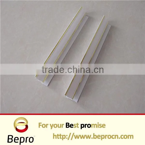 PVC corner lines with golden lines, plastic Top corner