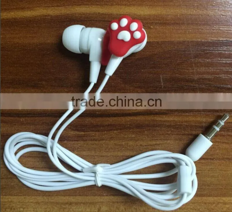 blister package earphone with embossed logo for gift