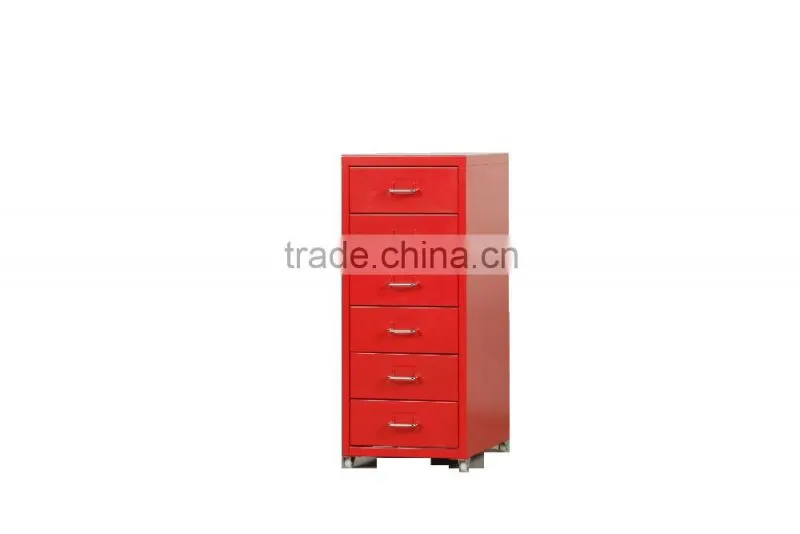 2016 NEW HOT SALES 6 drawer little steel office filling cabinet