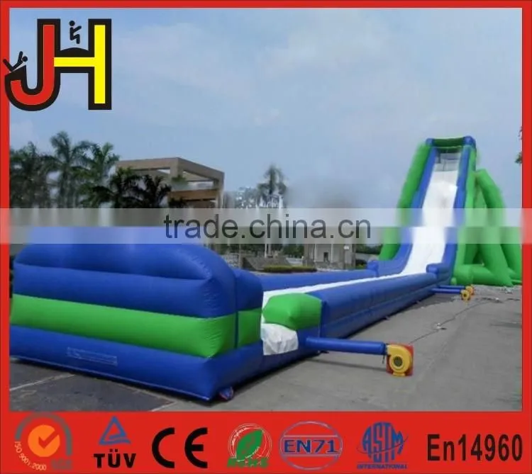 2016 JH Brand 0.55mm PVC Material Giant Hippo Inflatable Water Slide For Adults