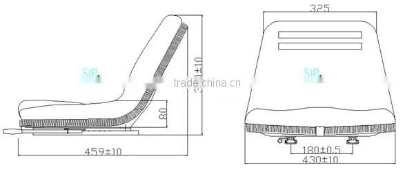 Hot selling tractor parts tractor seat for new holland tractor(YY12)