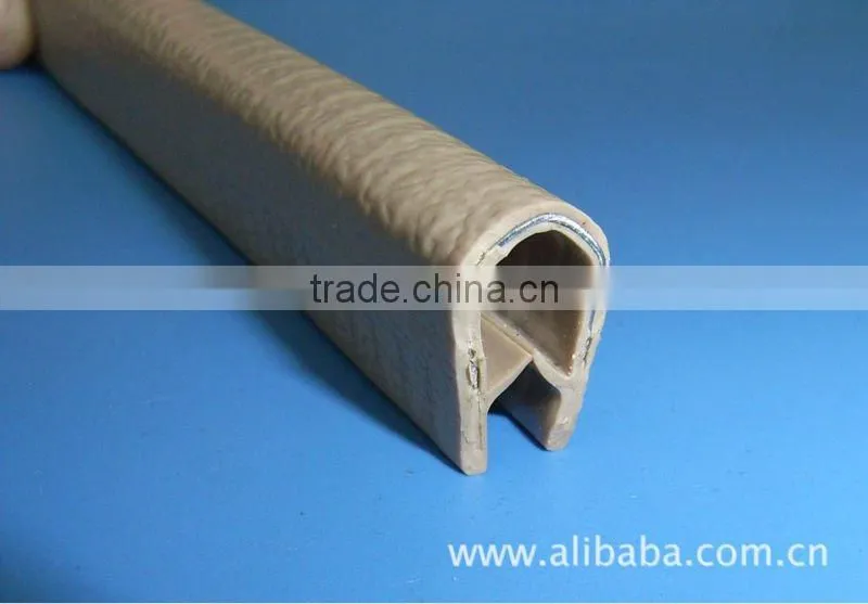 colorful U type PVC edge trim seal/PVC edge guard/decoration strip