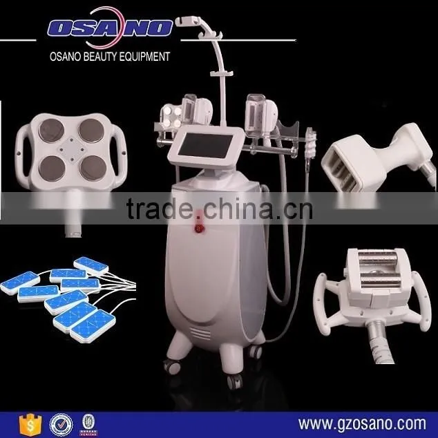 With innovative plate with 4 heads of cavitation multifunction cavitation rf cellulite reduction