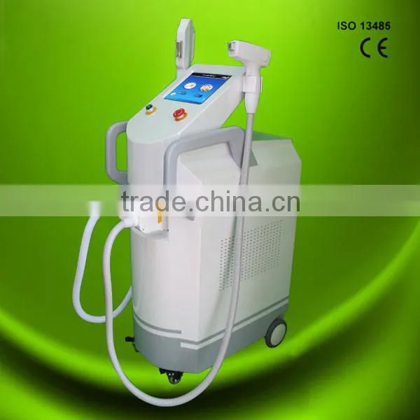 China Professional 808nm Diode laser hair removal +ELIGHT(IPL) SYSTEM beauty salon equipment