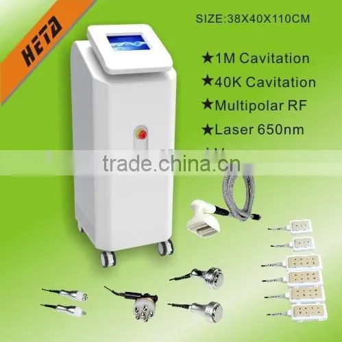 H-3002C Best Selling !!! 7in1 2014 New RF Vacuum Ultrasonic Cavitation Body Slimming Device For Sale