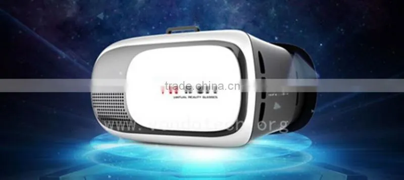 2017Vondo VR Box 3D Glasses use 42mm diameter aspherical optical resin lenses to get good view