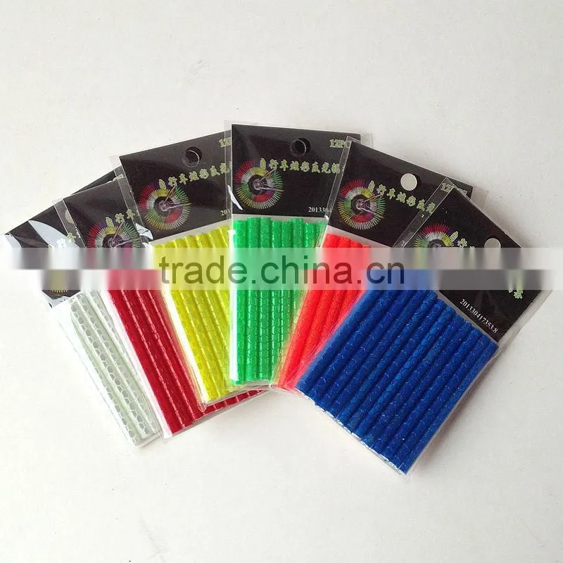 colored reflective bicycle decorative stickers for DIY