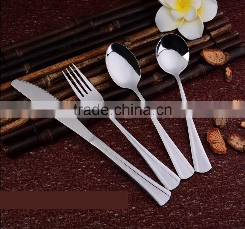 LDX007 good quality flatware stainless knife and pork set wholesale