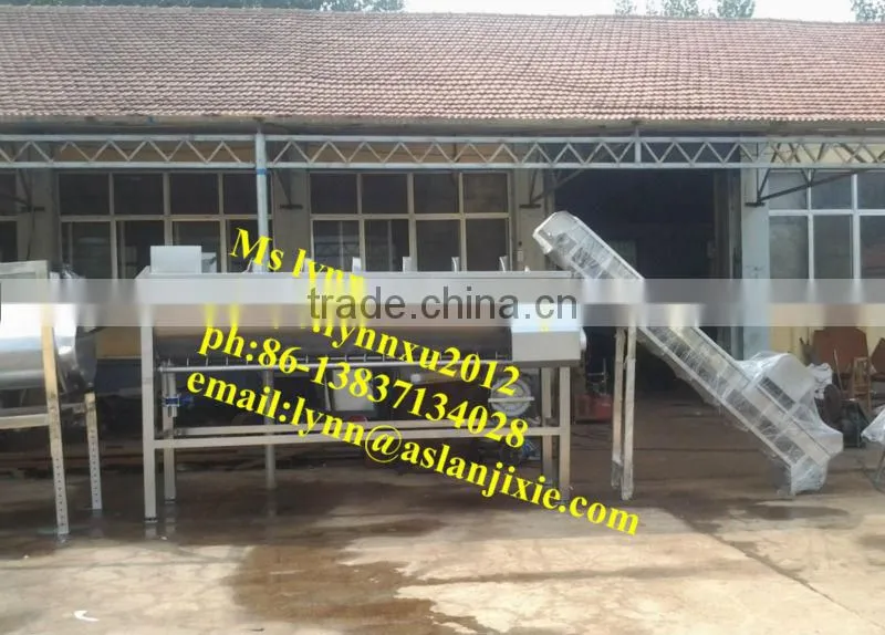 chicken feet peeling machine line/ chicken feet skin removing machine