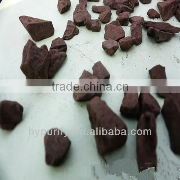 8*32mesh manganese sand filter media remove the Fe and Mn from the water