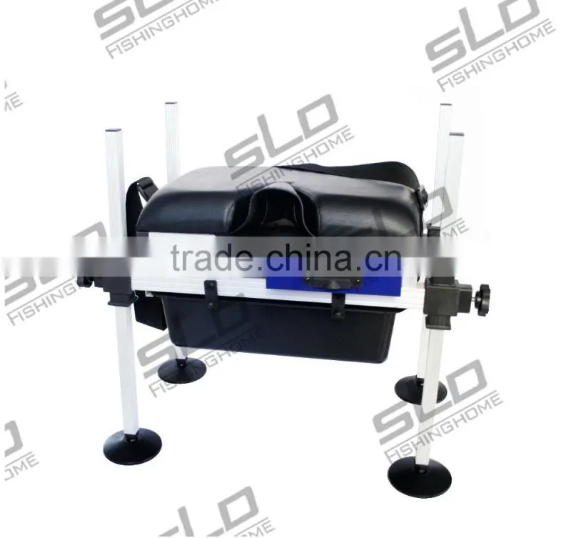 outdoor Fishing tackle tool aluminum Seat Boxes with drawers