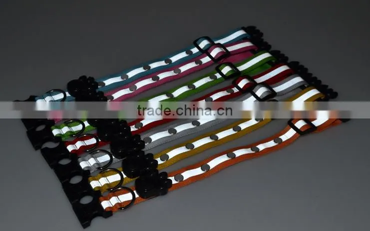 led dog safety collar leash adjustable lights collar for pet