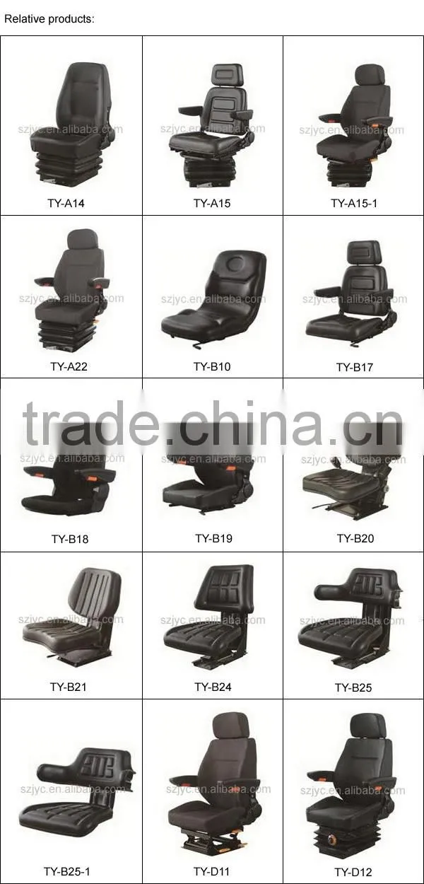 Auto Parts Seat Armrest For Forklift Tractor Excavator Seat YF320