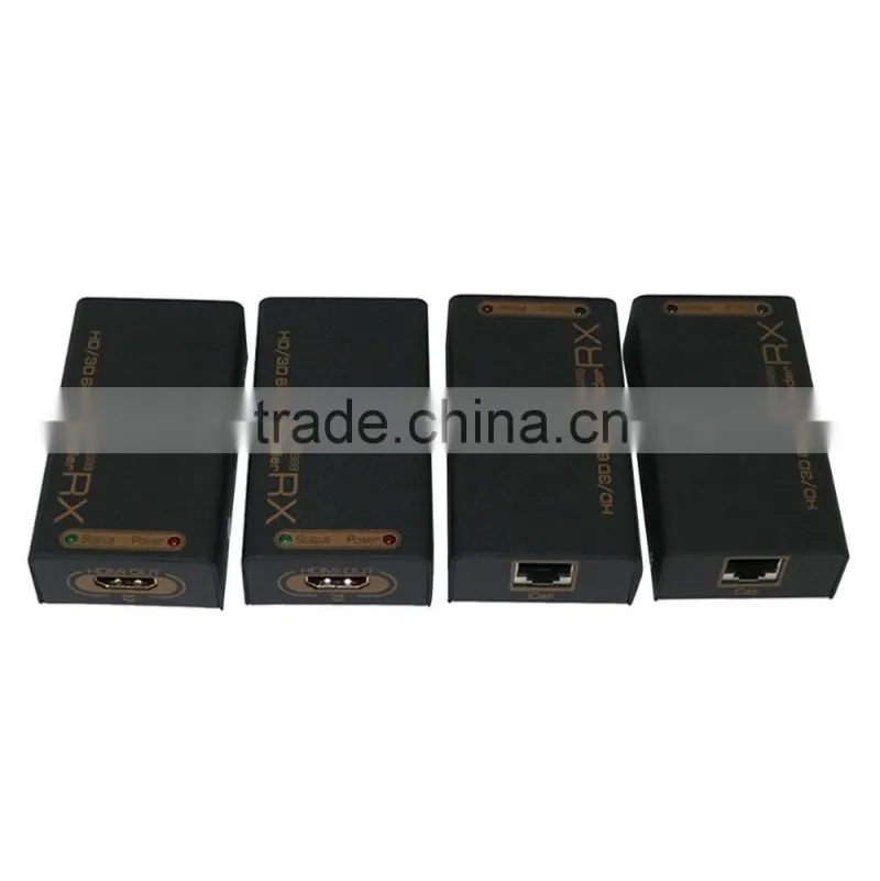 Best HDMI Splitter 1x4 by 2CAT Extend 60M full HD with four receiver (Support 3D)UK